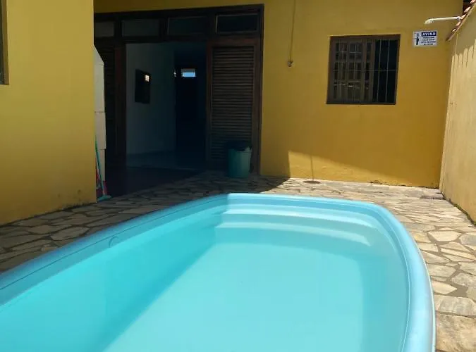Casa com piscina na Praia Grande